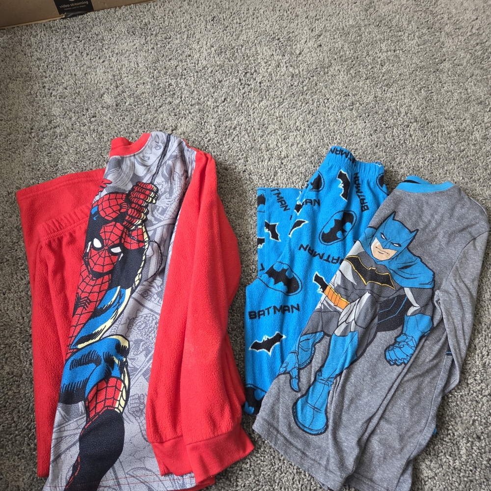 Spider-Man and Batman Kids Pajama Set
